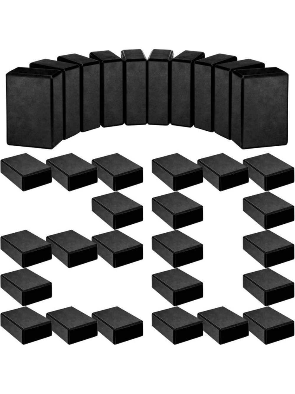 20 Pcs Foam EVA Yoga Blocks Lightweight Non-slip Supportive Foam Blocks Yoga